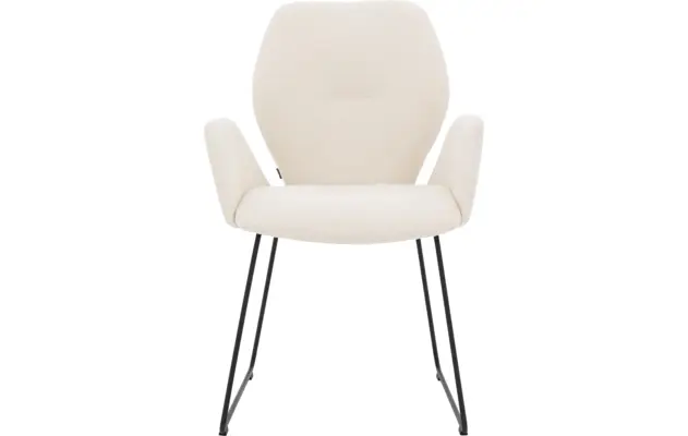 Goossens eetkamerstoel hera wit stof - 8221059-02 3